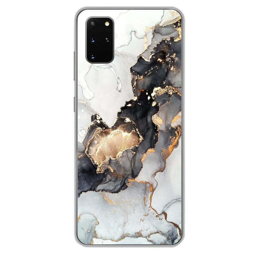 Hülle für Samsung Galaxy S20 Plus - Farbe - Marmor - Luxus - Silikone