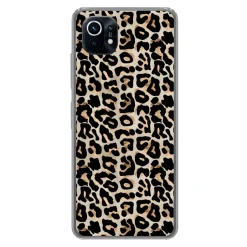 Hülle für Xiaomi Mi 11 - Pantherdruck - Braun - Luxus - Silikone