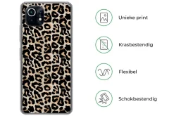 Hülle für Xiaomi Mi 11 - Pantherdruck - Braun - Luxus - Silikone