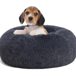 HMTOPE Orthopädisches Hundebett rund, Kuscheliges