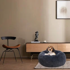 HMTOPE Orthopädisches Hundebett rund, Kuscheliges