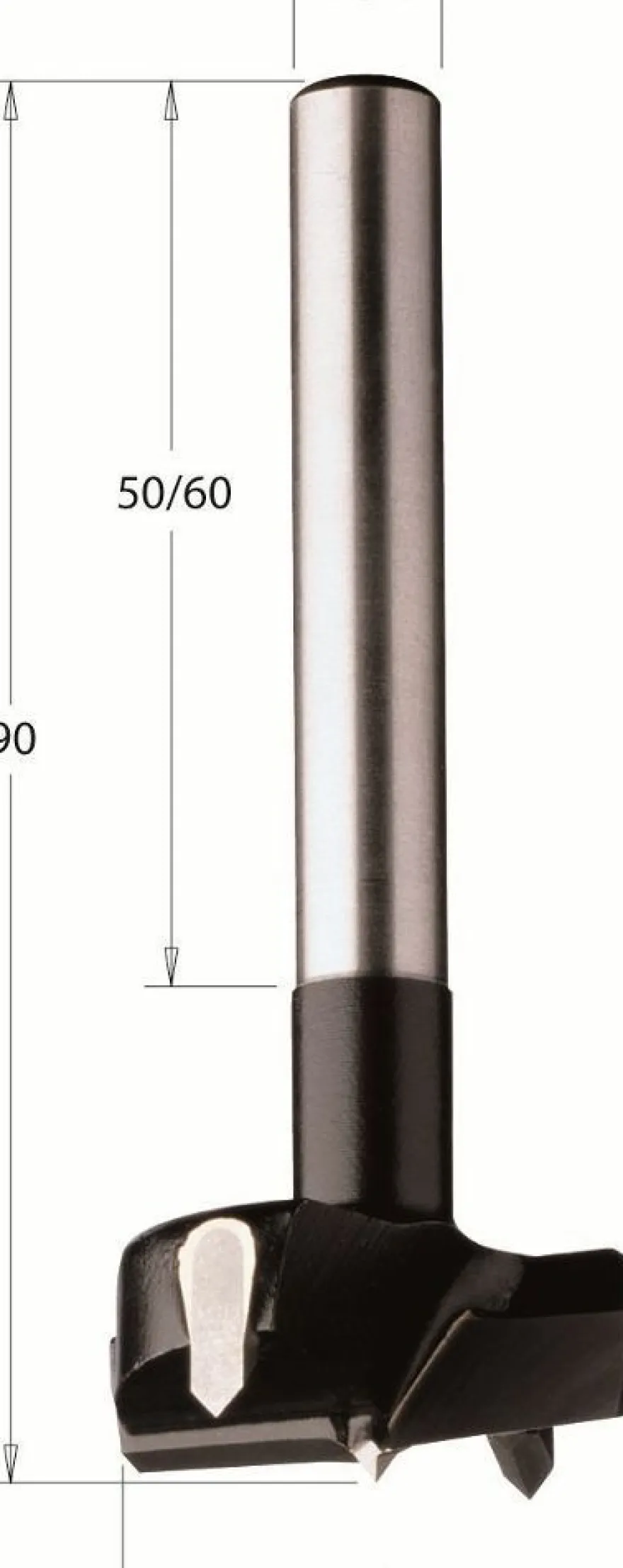HM-Zylinderkopfbohrer/ Kunstbohrer 20 x 90 Z 2 + 2 CMT