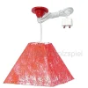 Hängelampe Deckenlampe rot 3,5V für Puppenhaus, Puppenstube, Kahlert 10518
