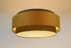 Hängeleuchte Doblo Rattan Elegant Graphitgrau, Beige-Braun, Graphitgrau