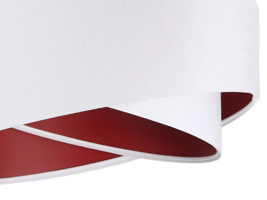 Hängeleuchte Galaxy 102 Lampenschirmhöhe 23 50 Metall Weiß Weiß, Marron