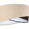 Hängeleuchte Galaxy 102 Lampenschirmhöhe 23 50 Metall Weiß Beige, Braun, Weiß
