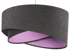 Hängeleuchte Galaxy 102 Lampenschirmhöhe 23 50 Metall Weiß Dunkelgrau, Lila