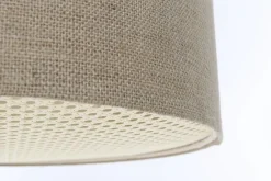Hängeleuchte Portland Rattan Elegant 40cm Lampenschirmhöhe 15