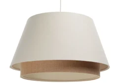Hängeleuchte Sensei Lampenschirmhöhe 30 Metall Weiß 50 117 Beige, Creme