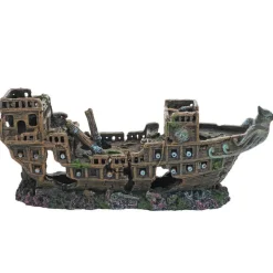 Hobby Mayflower Bootswrack 25x7x10cm - Aquarium Deko Höhle Schiff Boot
