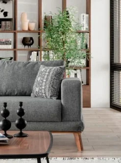 Hochwertige 3 + 3 + 1 Sofagarnitur Stilvolles Design für Komfort & elegantes Wohnen
