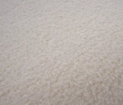 Hocker HWC-Q49, Sitzhocker Polsterhocker Pouf, Stoff/Textil Bouclé (200g/m²) 55cm