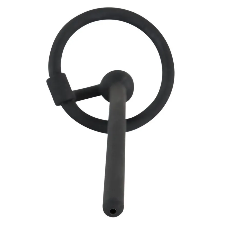 Hohler Silikon Penis-Plug Eichelring NS-Spiele Dilator Männer Sex-Spielzeug