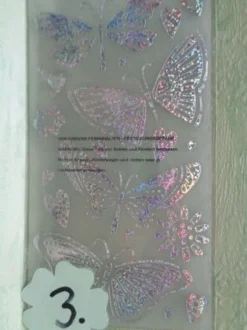 Hologramm -Metallic- Effekt Stickerbogen Tiere Schmetterlinge Bogen je 17x10 cm
