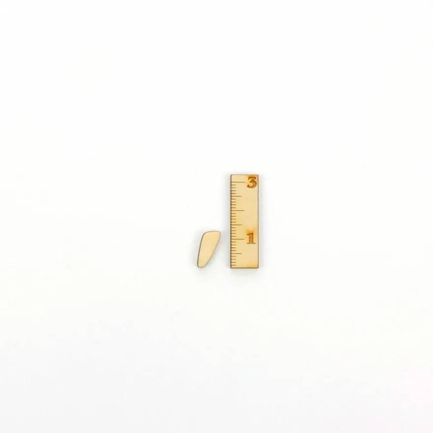 Holzbuchstabe Buchstaben Rohling A-Z Holz Kinderzimmer für Türschild Name CB 3cm