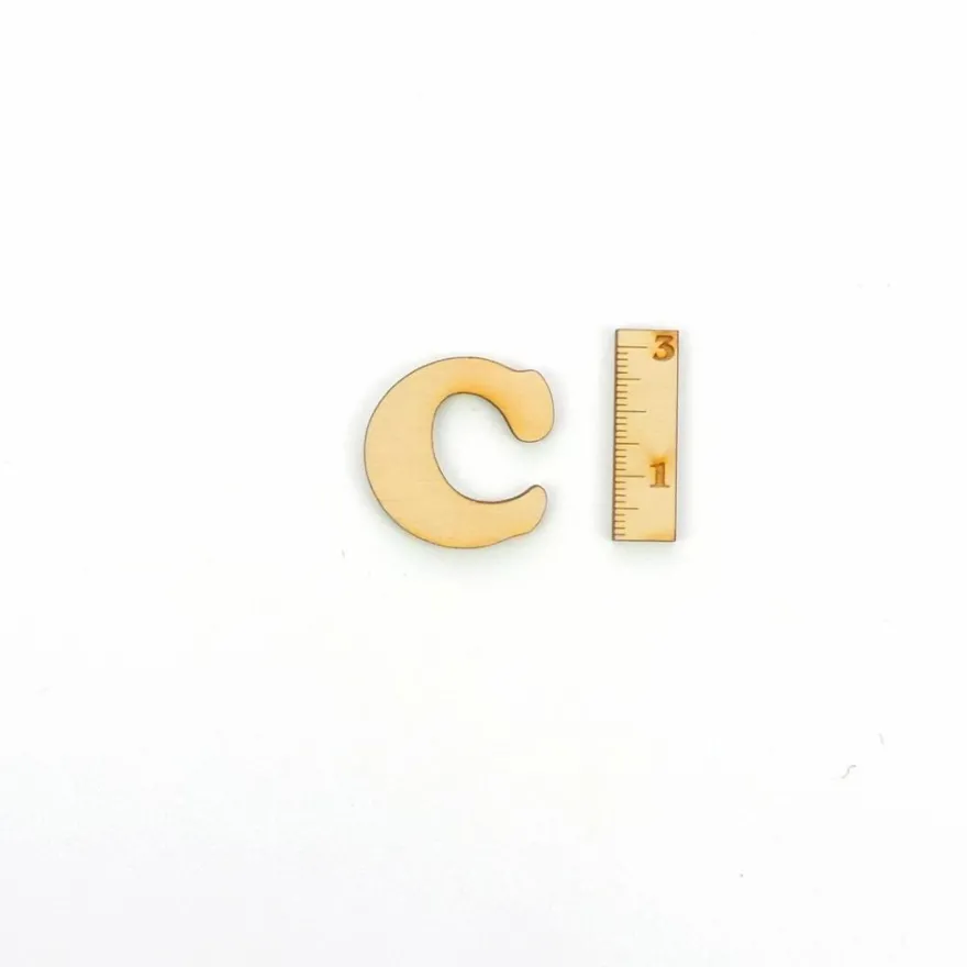Holzbuchstabe Buchstaben Rohling A-Z Holz Kinderzimmer für Türschild Name CB 3cm