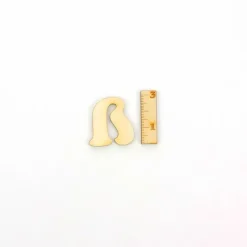Holzbuchstabe Buchstaben Rohling A-Z Holz Kinderzimmer für Türschild Name CB 3cm