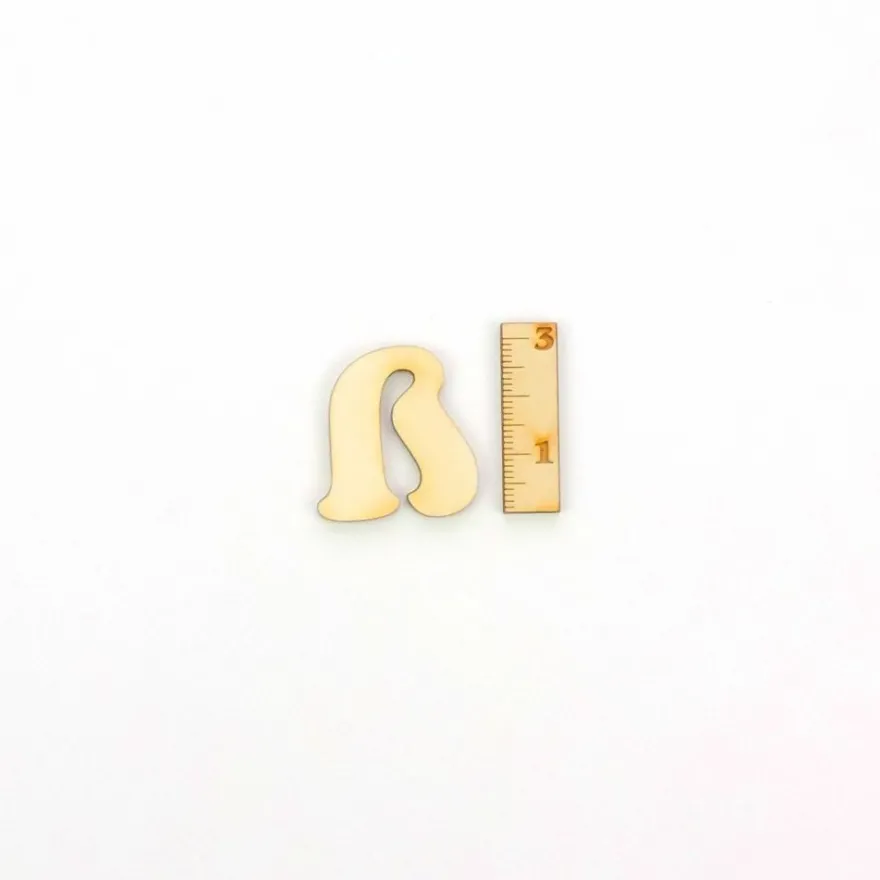 Holzbuchstabe Buchstaben Rohling A-Z Holz Kinderzimmer für Türschild Name CB 3cm