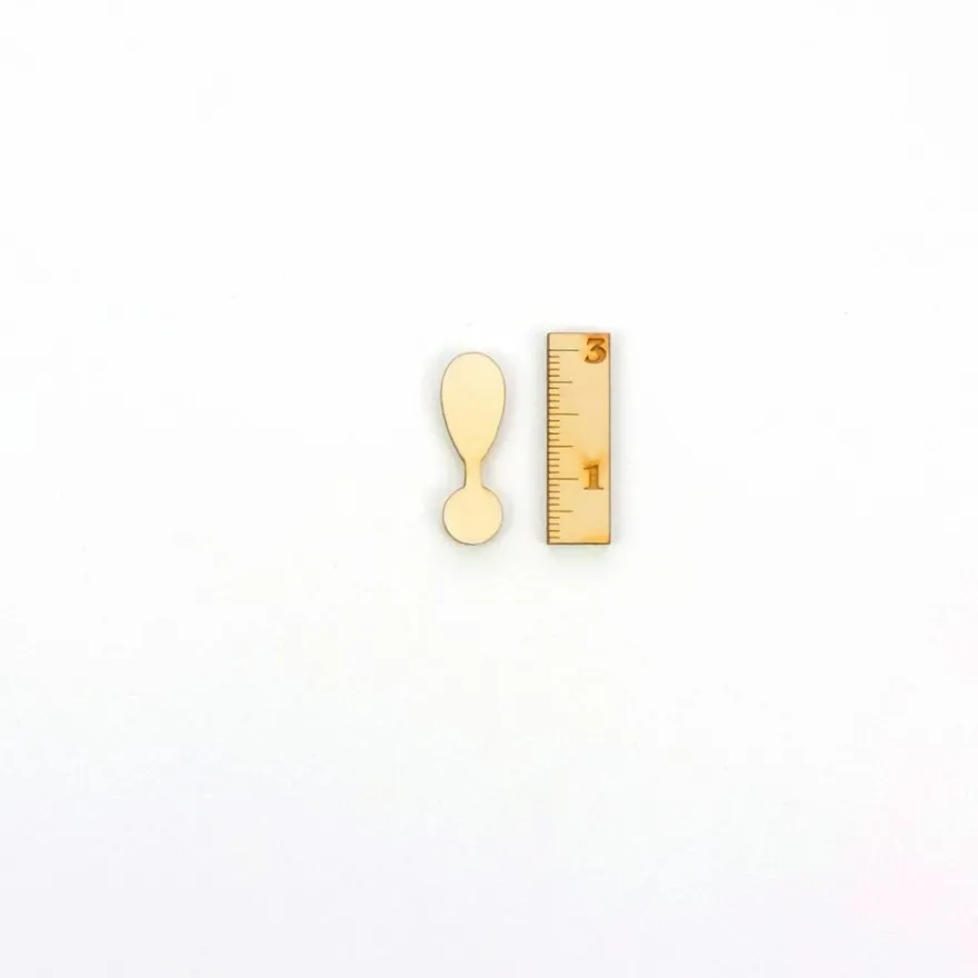 Holzbuchstabe Buchstaben Rohling A-Z Holz Kinderzimmer für Türschild Name CB 3cm