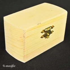 Holz-Truhe, Schatzkiste, Geschenkbox, 100 x 52x 60 mm Art.-Nr. 12235