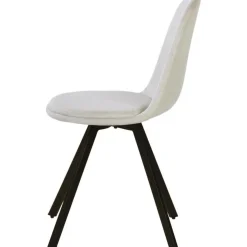 Homy Casa Esszimmerstühle 4er Set, Stoff Drehstuhl mit gepolsterter Sitzfläche