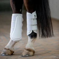 Horse Guard Timothy mesh Dressurgamasche, 2er Set - weiß