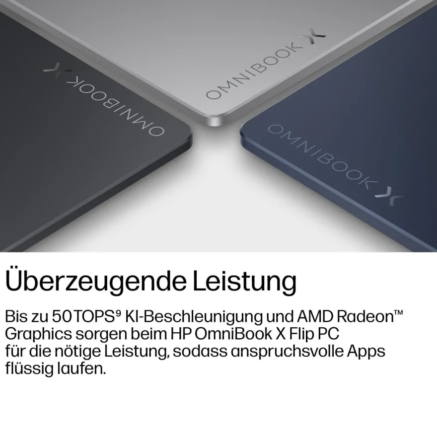 HP OmniBook X Flip Next Gen AI 16-cc0050ngx AMD Ryzen™ AI 5 430 2-in-1 Laptop 40,6 cm