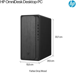 HP OmniDesk M02-0177ng - Tower - Ryzen 7 8700G