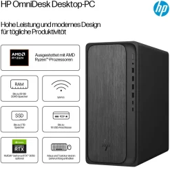 HP OmniDesk M02-0177ng - Tower - Ryzen 7 8700G