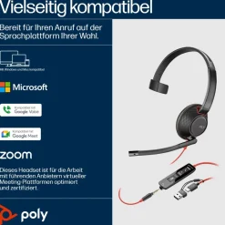 HP Poly Blackwire 5210 - Blackwire 5200 series - Headset
