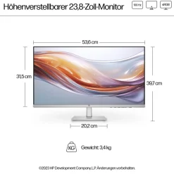 HP 524sh - 5 Series - LED-Monitor - 61 cm (24