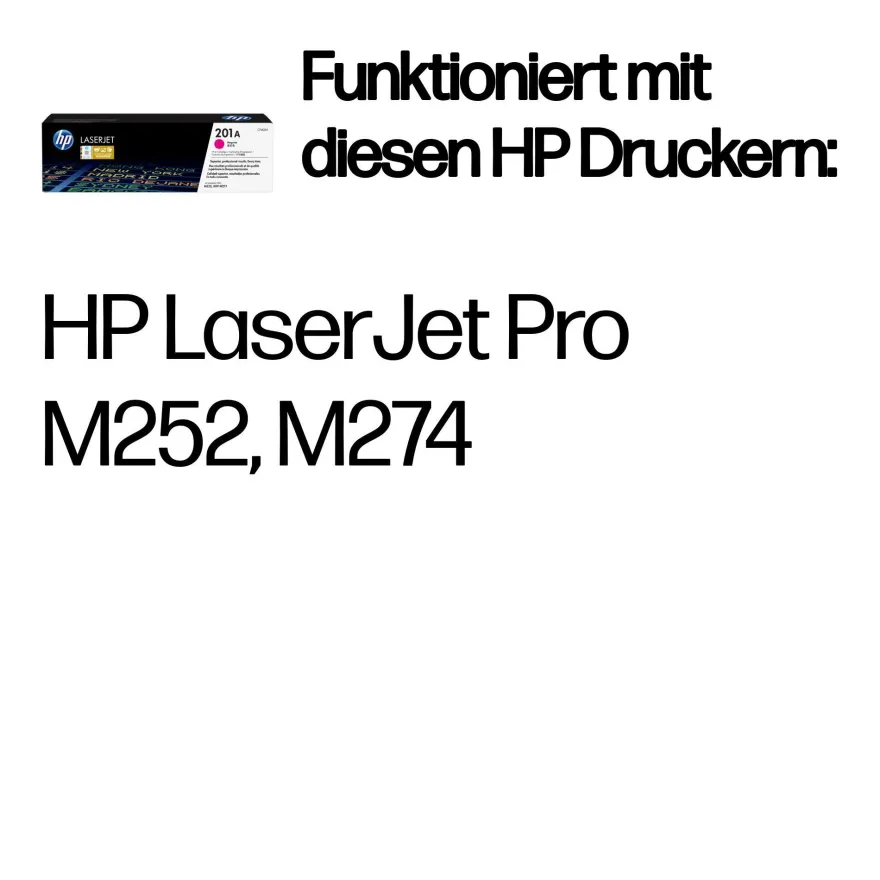 HP Toner 201A Magenta (ca. 1.400 Seiten)