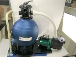 HST Pool Sandfilter Anlage Poolfilter Filterpumpe Filterkessel Leis 20m³ Wagen