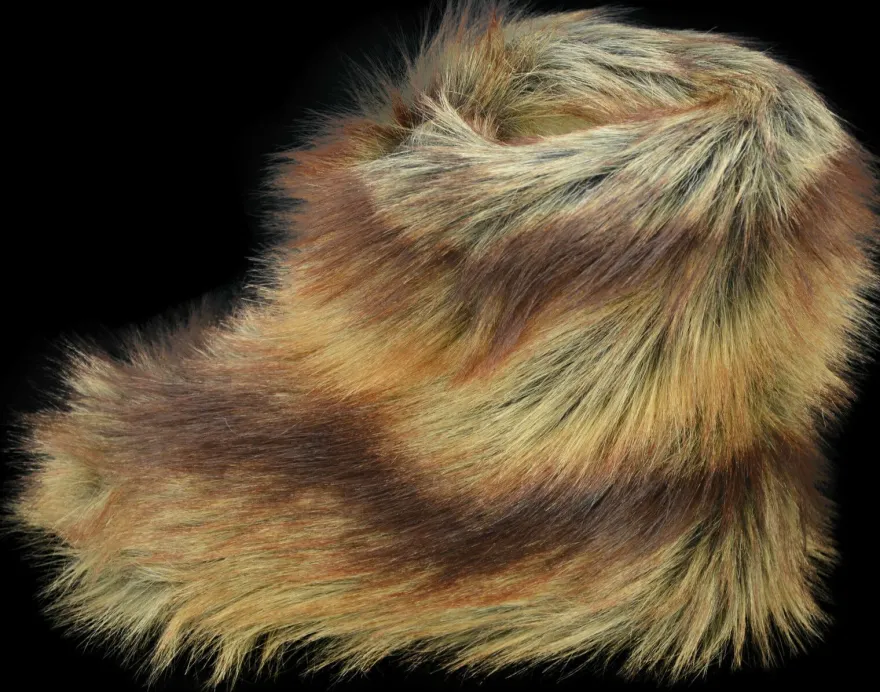 Hüttenschuhe Hausschuhe Yeti Fell Lammfell 100% Schafwolle Pantoffeln Gr.35-48