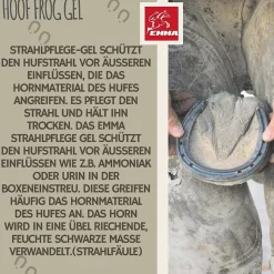 Hufpflege Set - Huföl Pferde mit Pinsel + Strahlpflege + Hufbalsam