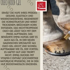 Hufpflege Set - Huföl Pferde mit Pinsel + Strahlpflege + Hufbalsam