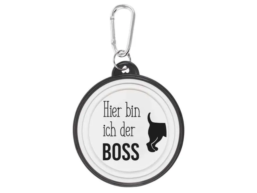 1 Hundenapf, faltbar, ideal f. unterwegs, Karabinerhaken, Hundenäpfe Napf Näpfe Hund