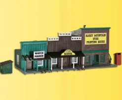 H0 Westernhäuser Ensemble Bank, Modellwelten Bausatz 1:87, Kibri 38508
