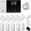 HXA005 4G Alarmanlage fürs Haus mit 9x Bewegungssensor, 9x Fensteralarm, App. TUYA