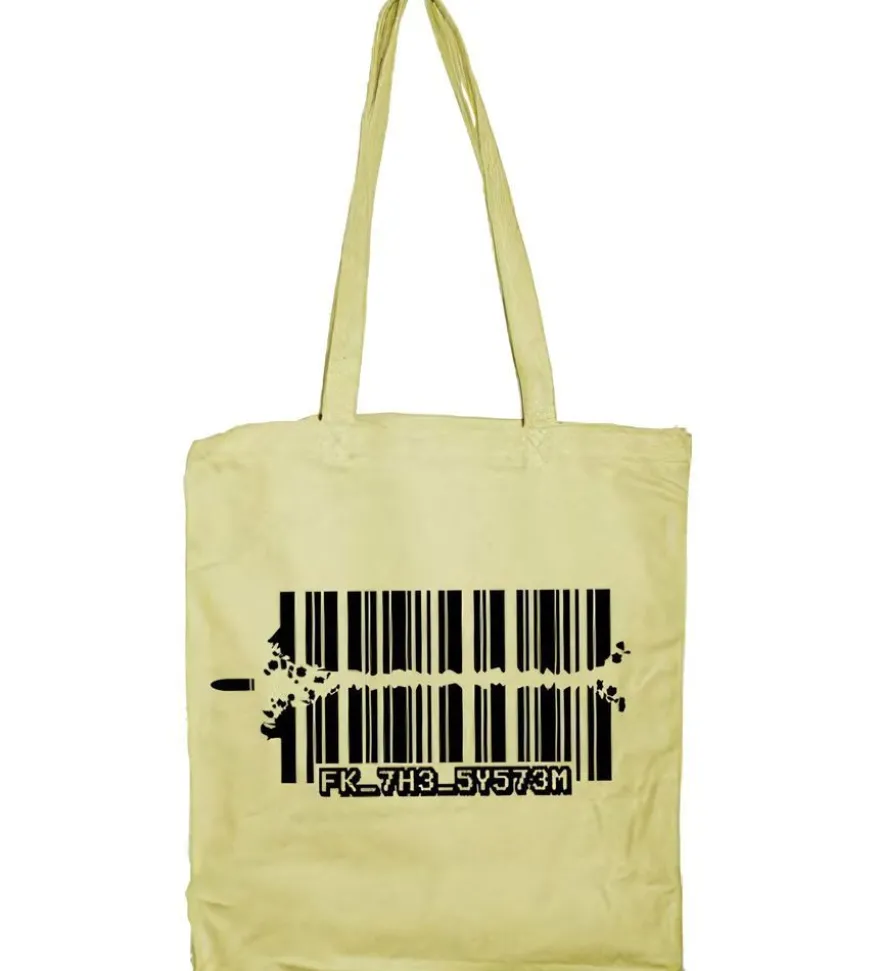 Hybris Fuck The System Tote Bag SH-4-15235-H23-4