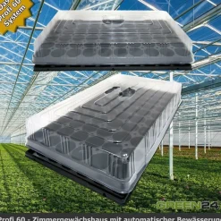 Hydroponik 60 Zimmergewächshaus XL Pro mit automatischer Bewässerung