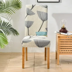 Hzdhclh Stuhlhussen 6 Stück, elastisch, modern, universell, Stretch-Schutz für