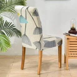 Hzdhclh Stuhlhussen 6 Stück, elastisch, modern, universell, Stretch-Schutz für