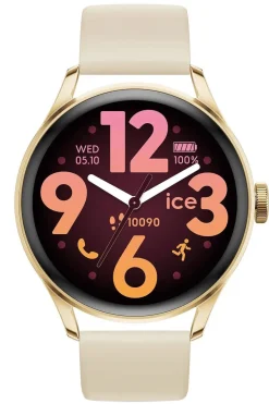 Ice-Watch Damenuhr Smartwatch ICE Smart 3.0 Round Goldfarben/Beige 025115