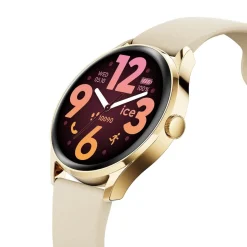 Ice-Watch Damenuhr Smartwatch ICE Smart 3.0 Round Goldfarben/Beige 025115