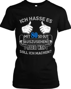 Ich Hasse es Geburtstag Damen Girlie T-Shirt | Birthday 20 3 0 40 50 60 70 80
