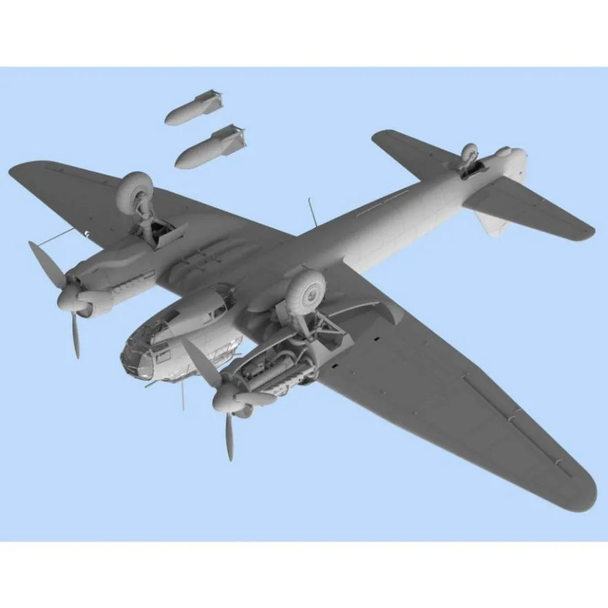 ICM - Ju 88A-11 - WWII German Bomber - 1:48 - 226 Teile