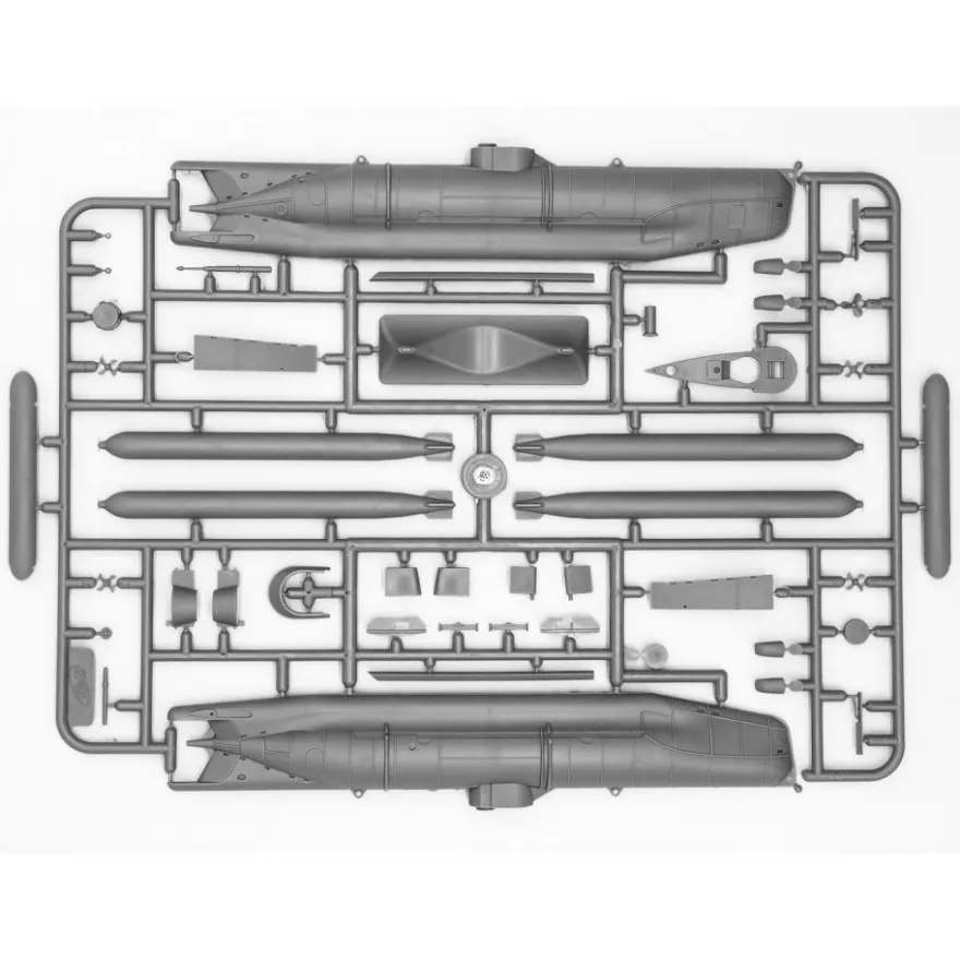 ICM - K-Verbände Midget Submarines (Seehund und Molch) - 1:72 - 20 Teile