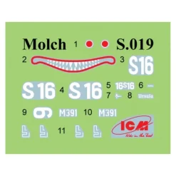 ICM - K-Verbände Midget Submarines (Seehund und Molch) - 1:72 - 20 Teile