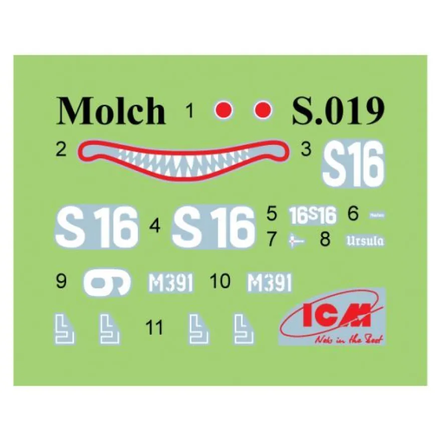 ICM - K-Verbände Midget Submarines (Seehund und Molch) - 1:72 - 20 Teile